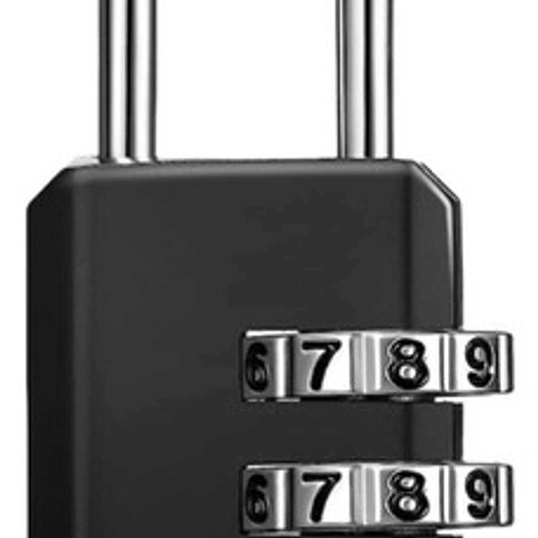 Candado Clave 3 Dígitos Alta Calidad , Gimnasio , Colegio 4