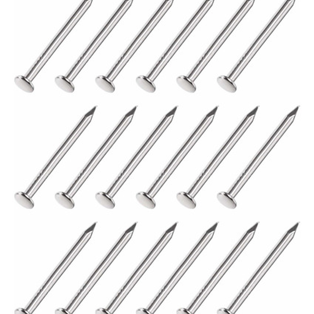 Clavos Madera 1.6x19mm Cabeza Plana 100unid 1