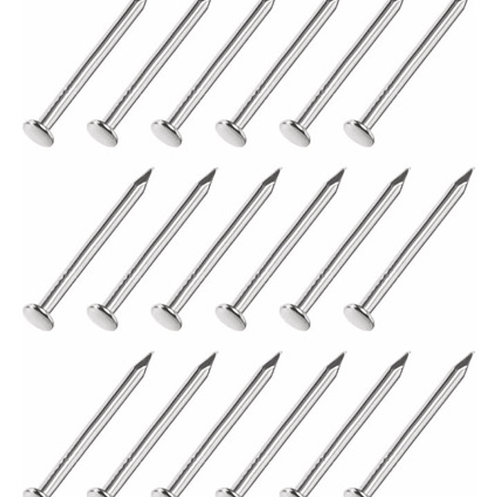 Clavos Madera 1.6x19mm Cabeza Plana 100unid 1