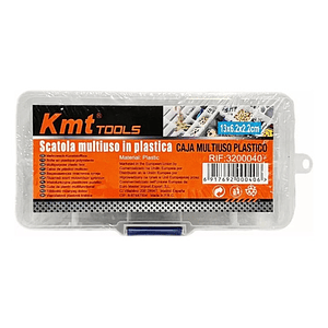 Caja Organizadora 10div 13x6.2x2cm Transp Mini Multiuso