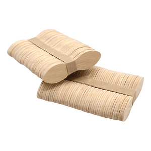 X10000 Mini Cuchara Tipo Paleta De Madera Helado Postre 7 Cm