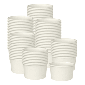 Pote Blanco Helado 6 Oz Sin Tapa (1000 Unidades)