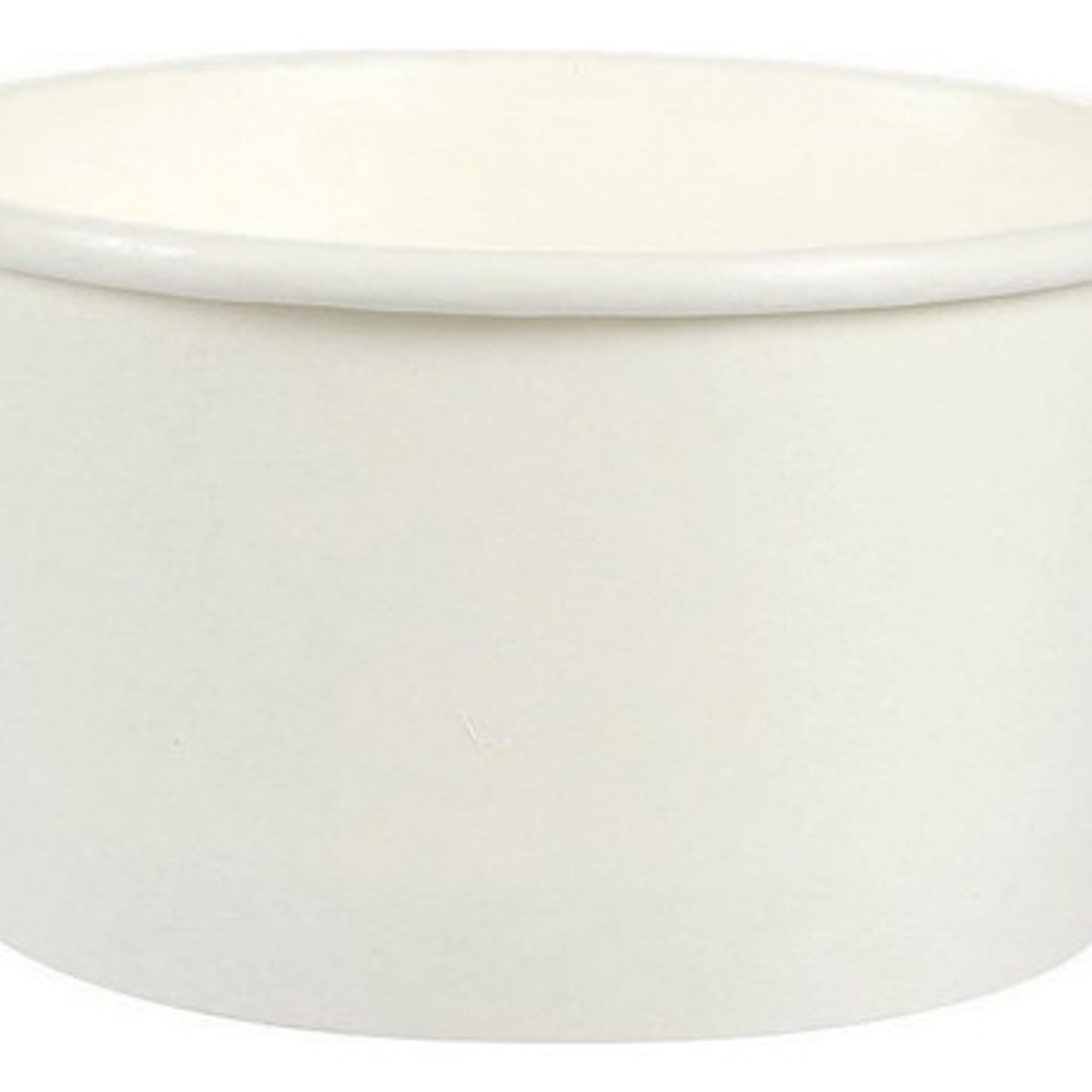 Pote Blanco Helado 6 Oz Sin Tapa (1000 Unidades) 3