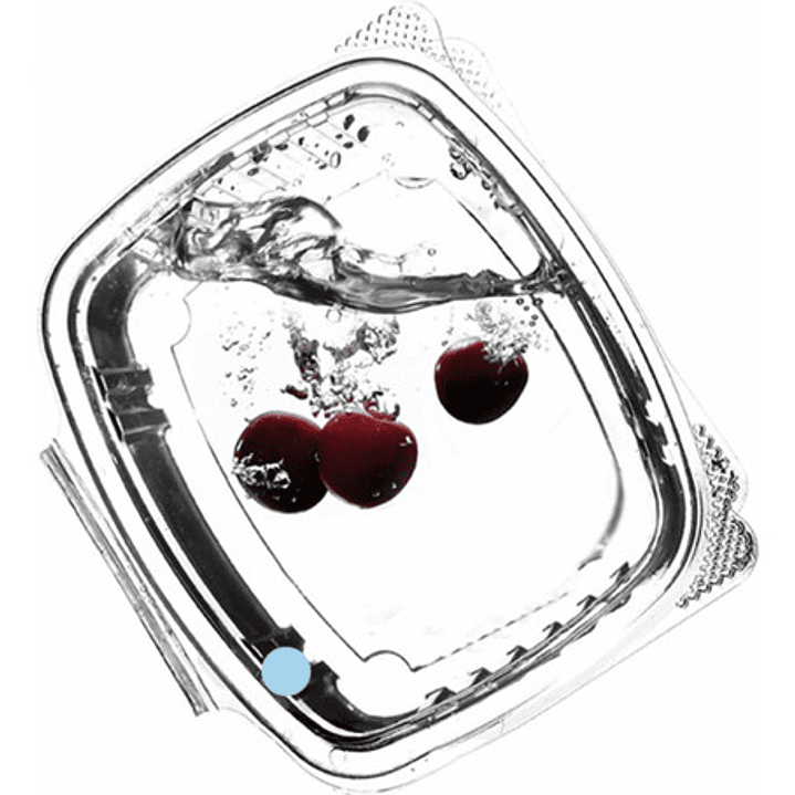 Contenedor Selloplus Cristal 24 Oz C/tapa Plana X 25 Unid 4