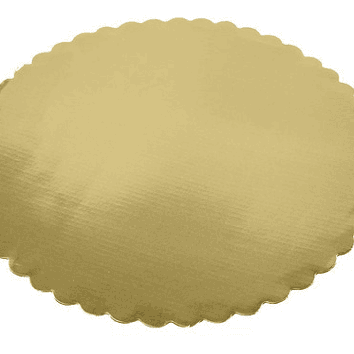 Set 50 Base Disco Torta Bandeja Oro Dorado 26 Cm Reposteria 3