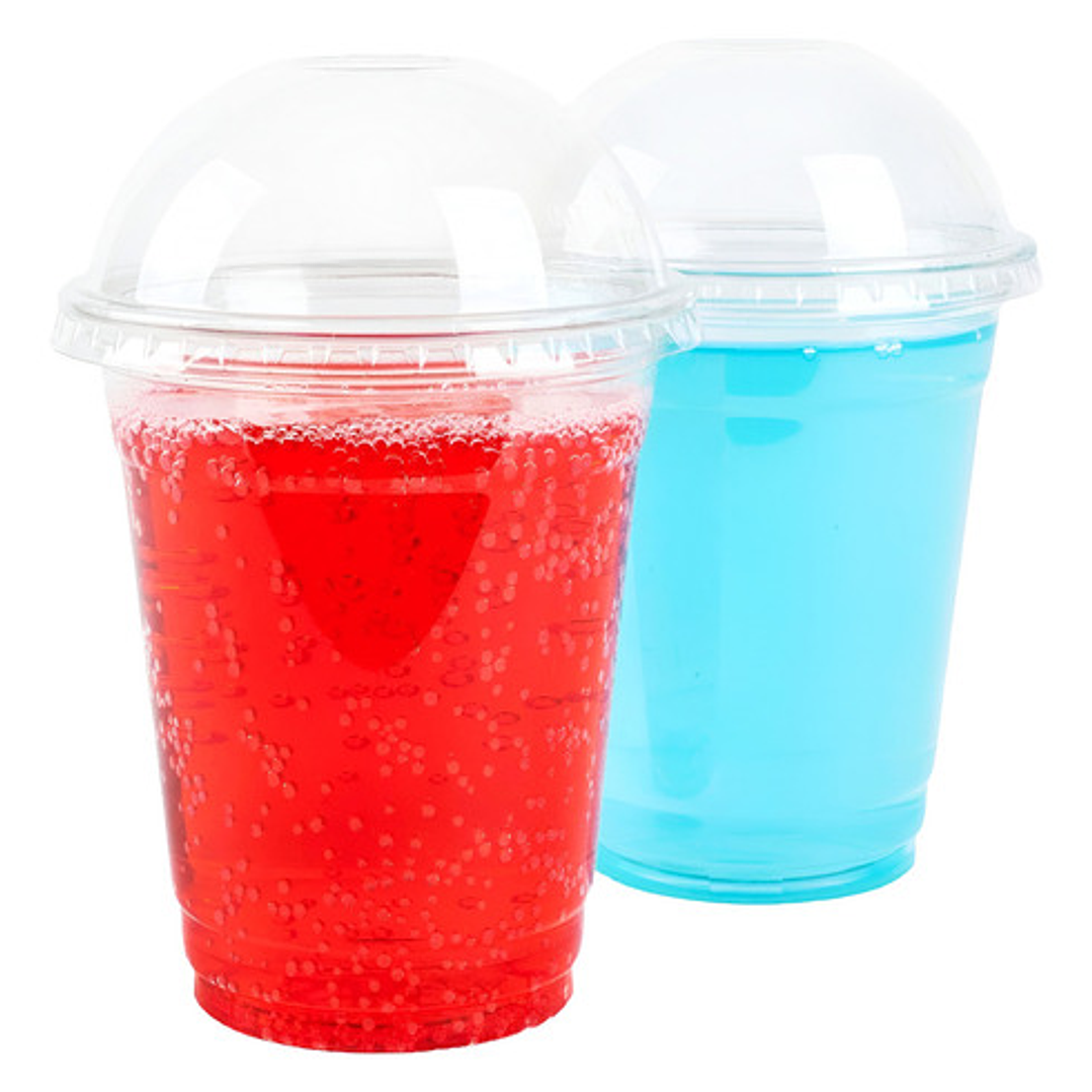 Vaso Pet 350cc Domo Con Hoyo Katapaq X50 Unidades 1