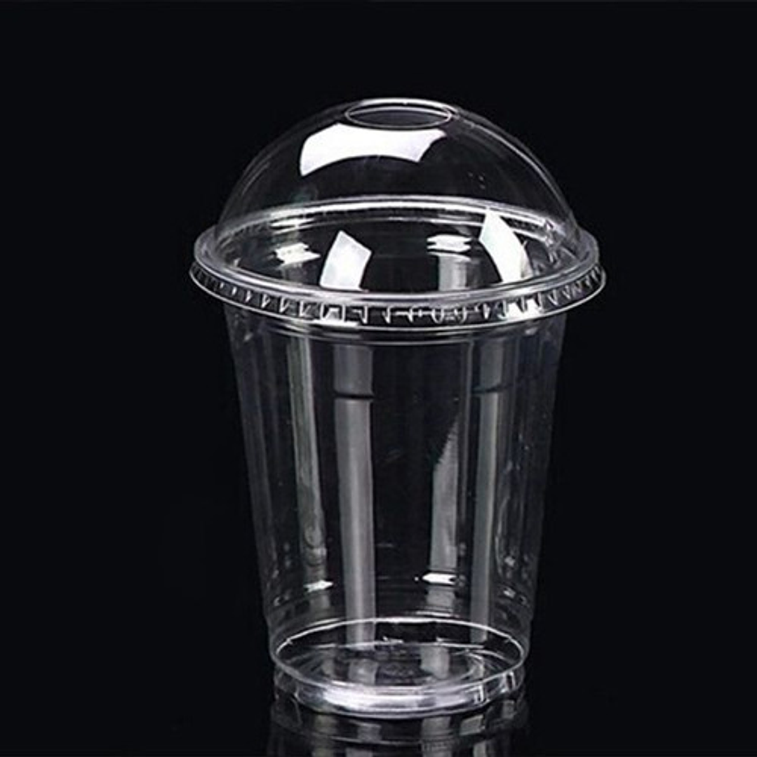 Vaso Pet 350cc Domo Con Hoyo Katapaq X50 Unidades 3