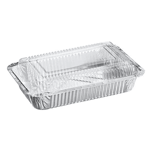 Envase Aluminio C-20 Tapa Transparente X 100 Unidades