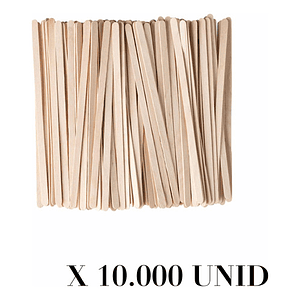 Revolvedor Mezclador Madera Té Café 14 Cm Caja 10.000 Unid