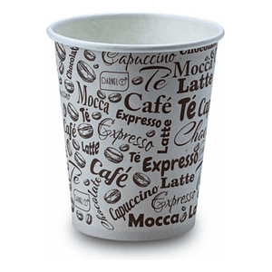 Vaso Polipapel 8 Oz (100 Unidades) Diseño