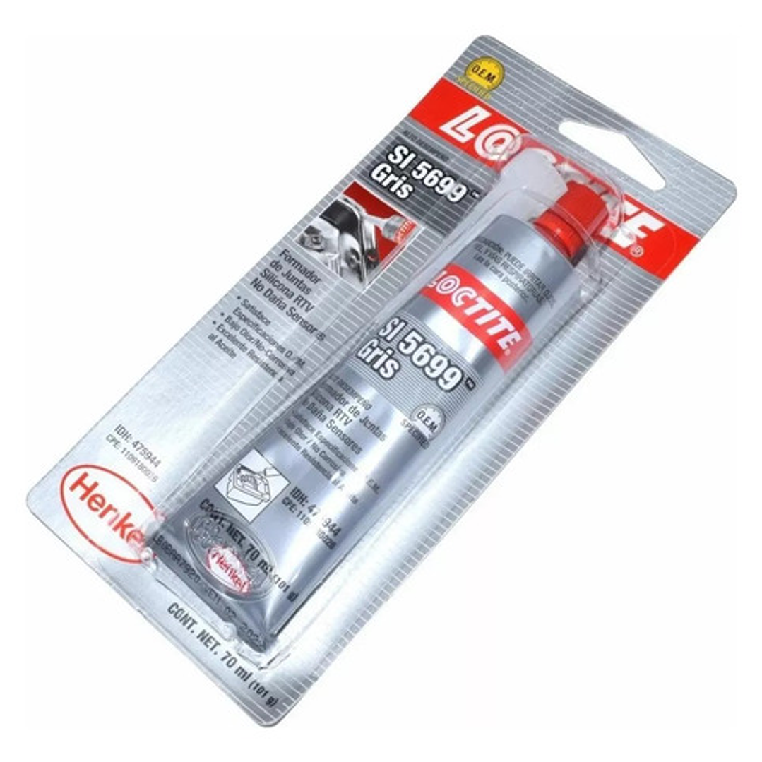 X1 Silicona Gris Alta Temp Motores / Juntas / Empaquetaduras 1