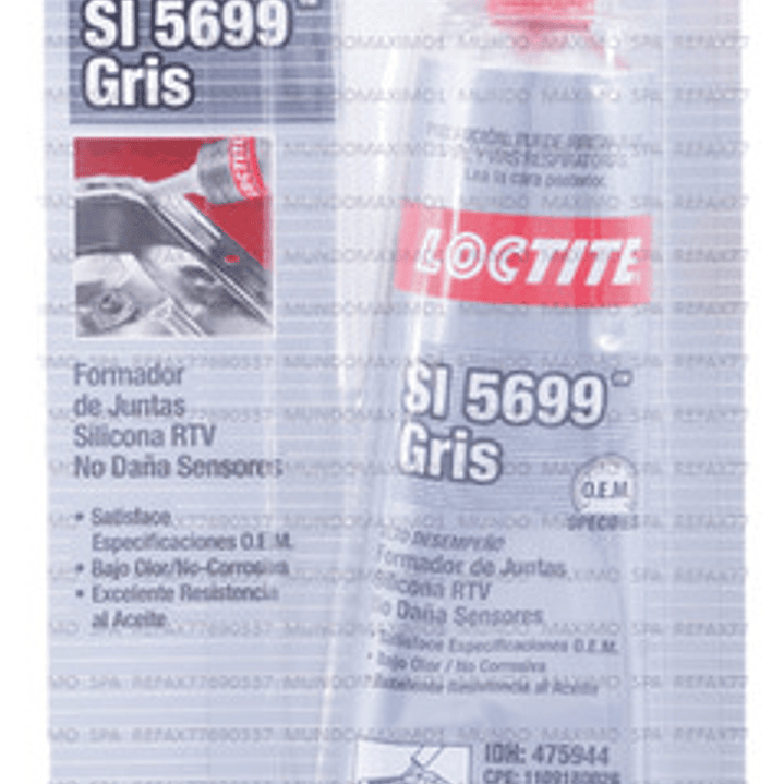 X1 Silicona Gris Alta Temp Motores / Juntas / Empaquetaduras 2