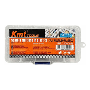 Caja Organizadora 10div 13x6.2x2cm Transp Mini Multiuso Color Transparente Liso