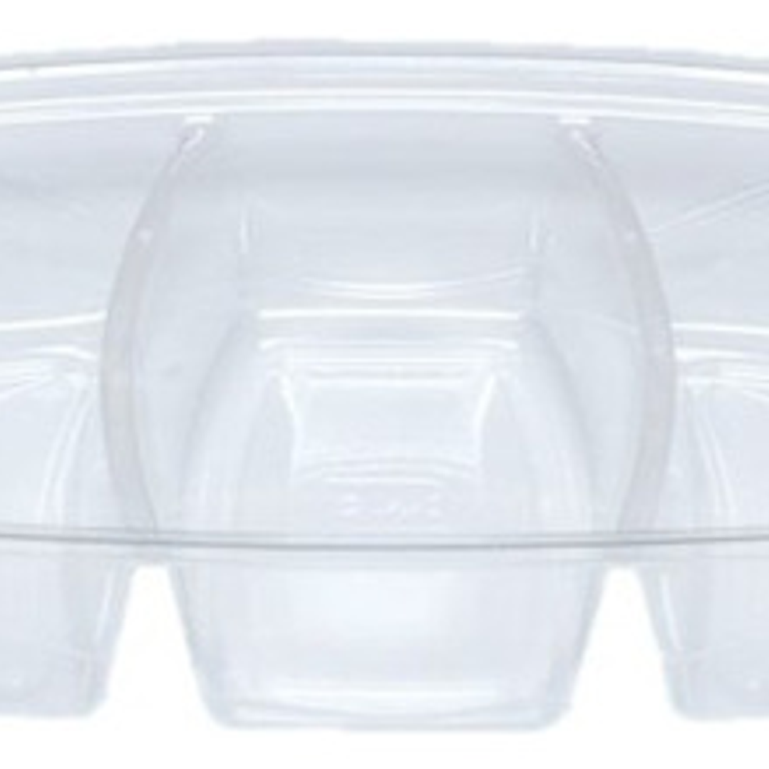 Contenedor Transparente 3 Divisiones Con Tapa 1