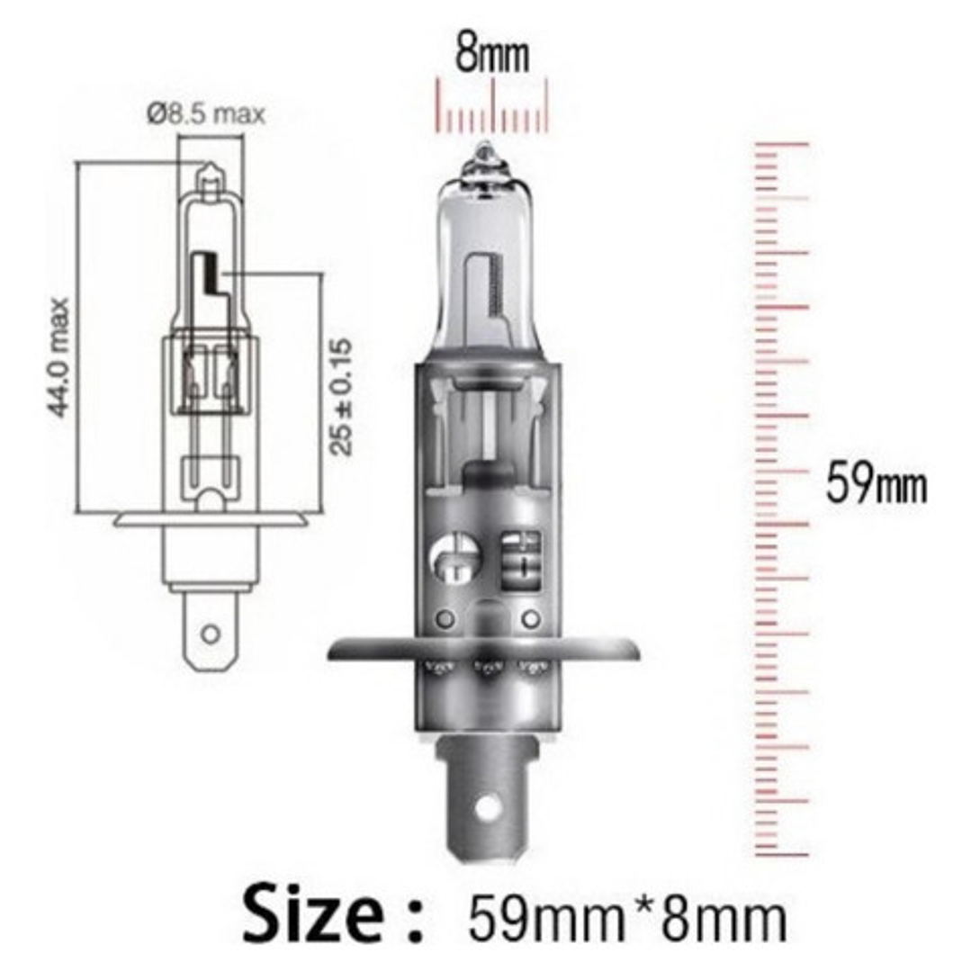 Ampolleta 12v 55w H1 Bosch 2