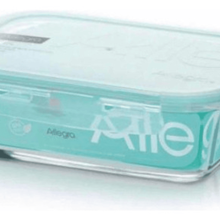 Set 2 Herméticos - Tuppers  Vidrio Templado Línea Allegra 1