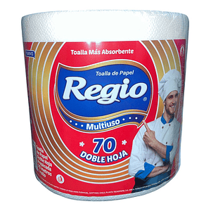 Toalla Regio Calidad Premium 70 Metros Doble Hoja Bulto