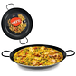 Paellera Teflon Antiadherente 42cm Firenze Wens Color Negro - Miniatura 1