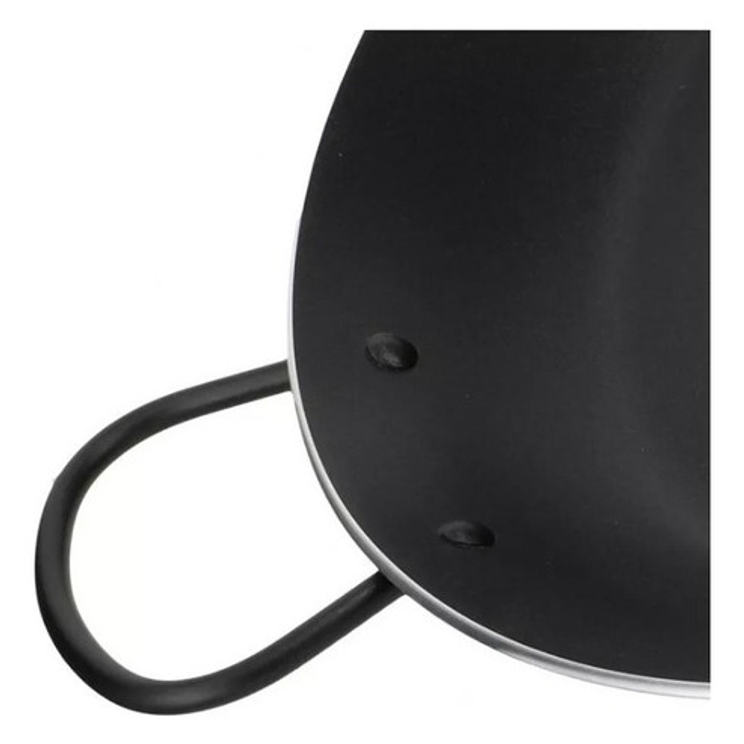 Paellera Teflon Antiadherente 42cm Firenze Wens Color Negro 4