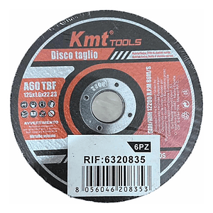 Set 6 Disco De Corte Para Esmeril 125x1.6x22.23 Multiuso