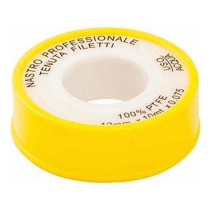 2 Cinta De Teflón 12mmx10mtx0,75mm Aislador Grifería Llaves