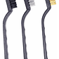 Set 3 Cepillos Limpieza Accesorios Oxido Auto X 10 Unidades - Miniatura 1