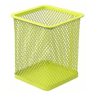 Porta Lapiz Portalapiz Bolígrafos Oficina Malla Verde Cuadra