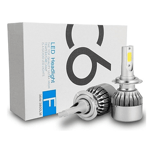 Kit 2 Ampolletas Led H4 12v P43 6000k 30w