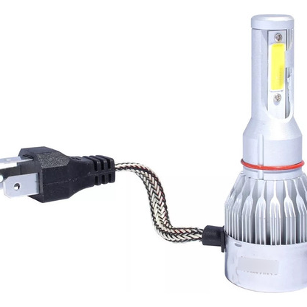 Kit 2 Ampolletas Led H4 12v P43 6000k 30w 4