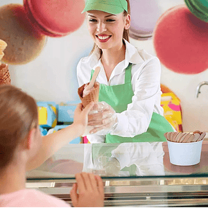 Cucharita Paleta Madera Helados Pack 1000 Unidades