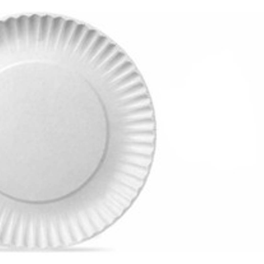 Pack 100 Platos 18 Cm + 100 Tenedores, Sin Vencimiento. 1