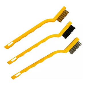 Set 3 Cepillos Limpieza Accesorios Hogar Oxido Auto