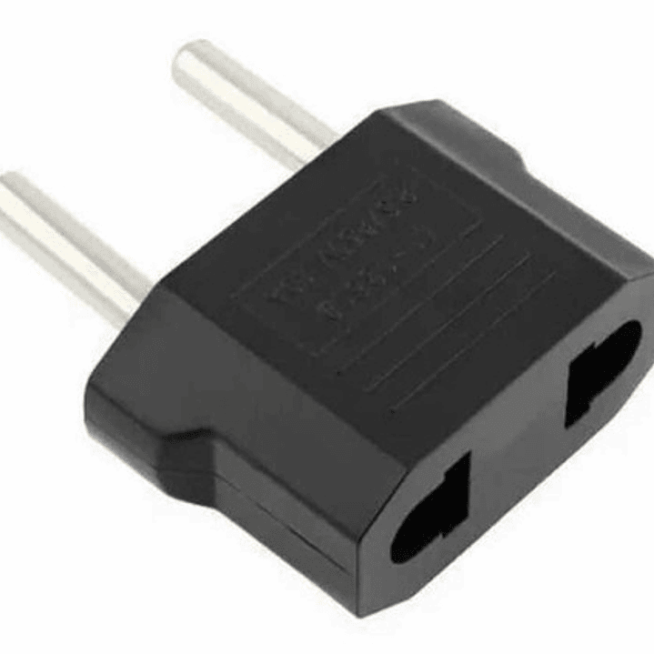 Pack 5 Adaptador Enchufe Americano A Enchufe Nacional Cobre 1