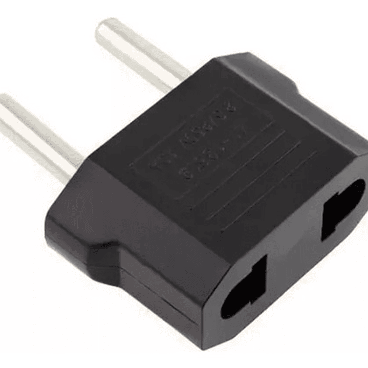 Pack 5 Adaptador Enchufe Americano A Enchufe Nacional Cobre 2