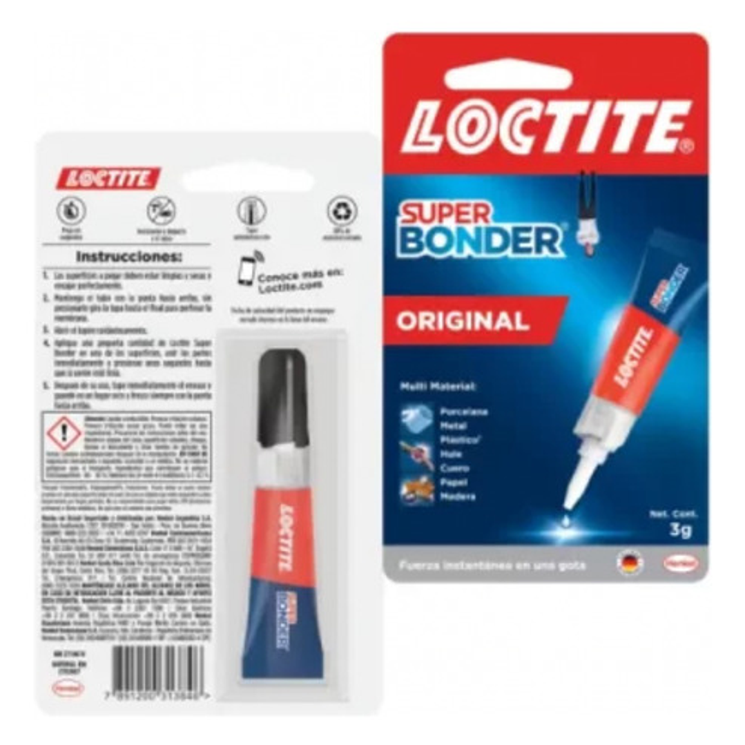 Pegamento Super Bonder 3g, Multiusos Blanco, 3 Unidades 2
