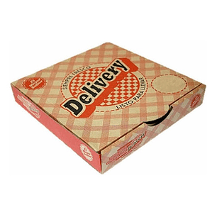 Caja De Pizza Delivery Corrugada Grande 32x32x4cm X 100 Unid