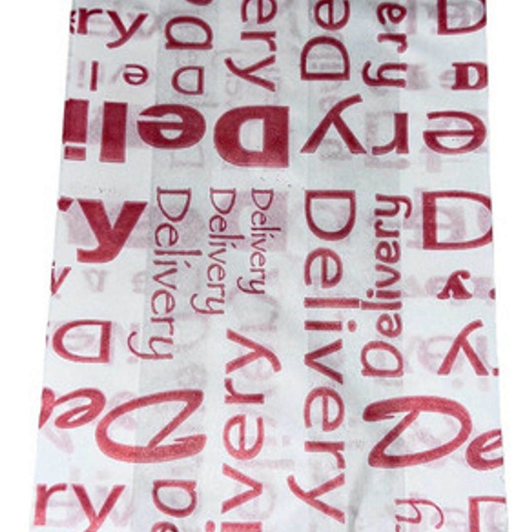 Bolsa Antigrasa Delivery Diseño 1 Kg X 100 Unidades 1