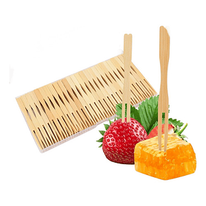 Pincho Tenedor Cóctel De Bambú 9cm X 500 Piezas Cocktail