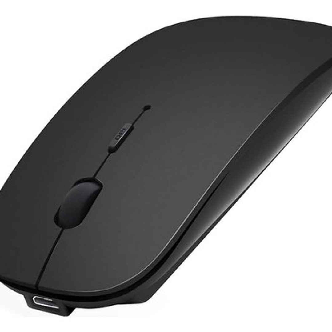 Mouse Inalámbrico Usb/bluetooth Recargable Para Mac/iPad/pc 4