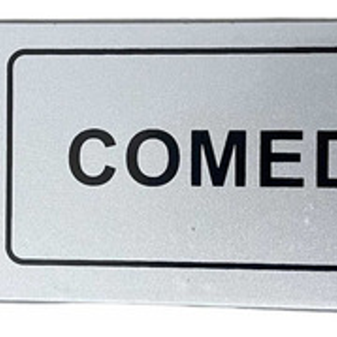 Señalética Comedor Empresa Personal 18x6cm 1