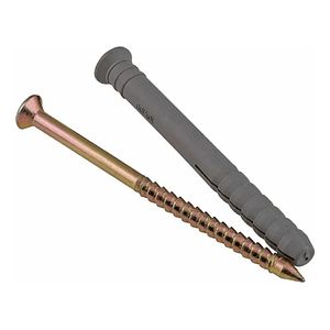 Tarugo Clavo - Tornillo Punta Cruz 6x40mm 7 Pcs