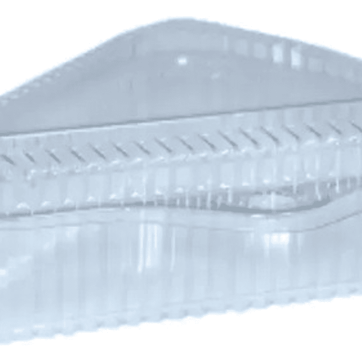 Contenedor Triangular Transparente 11x5cm P/postres X200unid 1