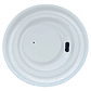 X1000 Tapa Para Vaso Café Bagazo Caña Bio Blanca 8oz - Miniatura 2