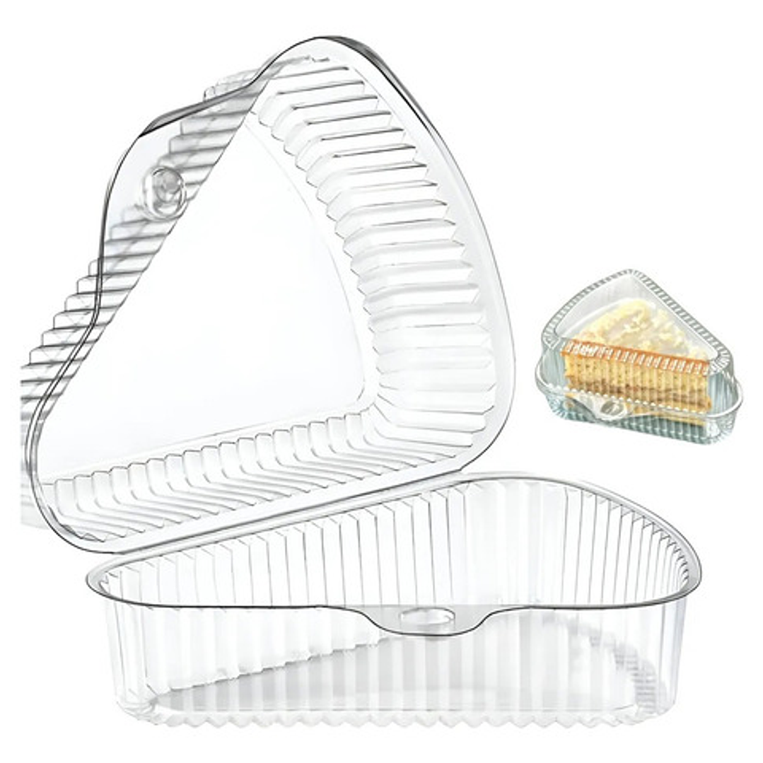 Contenedor Triangular Transparente 11x7cm P/postres X200unid 1