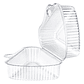 Contenedor Triangular Transparente 11x7cm P/postres X200unid - Miniatura 2