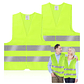 Pack 5 Chaleco Reflectante Seguridad Amarillo Reglamentario - Miniatura 2