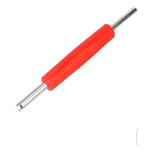 Pack Saca Pepas Simple Y Doble Mango Rojo