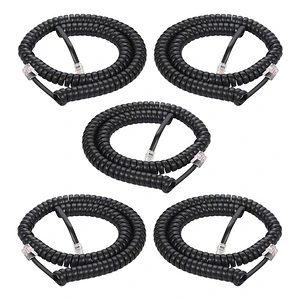 X50 Cable Teléfono Retráctil De 3 Metros Rj11 Apto Oficinas