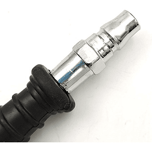 Inflador De Neumáticos Largo Boquilla Negro 30 Cm
