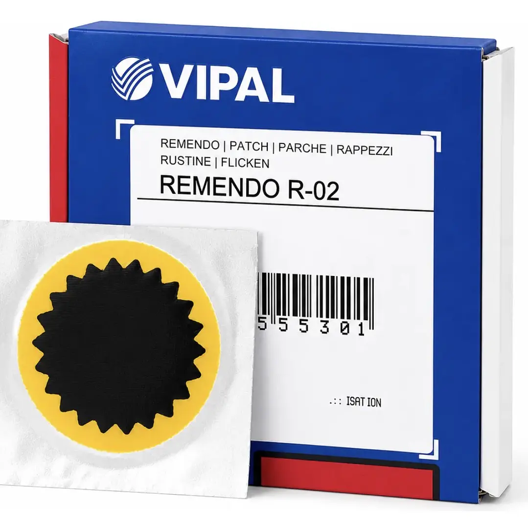 Parche Redondo Vipal R-02 R02 80 Unidades Katapaq 1